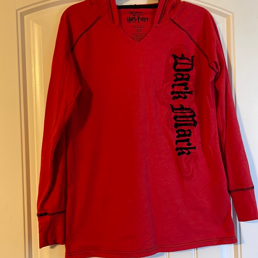 Harry Potter red hooded long sleeve